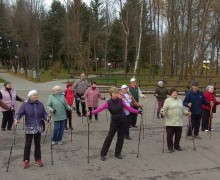 Скандинавская ходьба в Талдоме