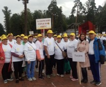 Пенсионеры Талдома в танцевальном флэшмобе