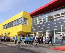 Новый спортивный зал в Вербилковской школе