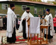 Установлен купол на колокольне храма Архангела Михаила в Талдоме