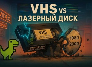 VHS vs лазерный диск