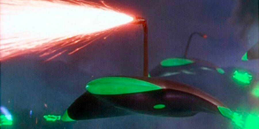 Лазерная пушка. Кадр из фильма «Война миров»